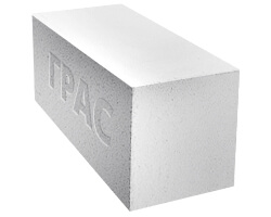 Газобетон ГРАС D500 B2.5 600x400x250